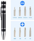 PocketFix – The 8-in-1 screwdriver for every situation!