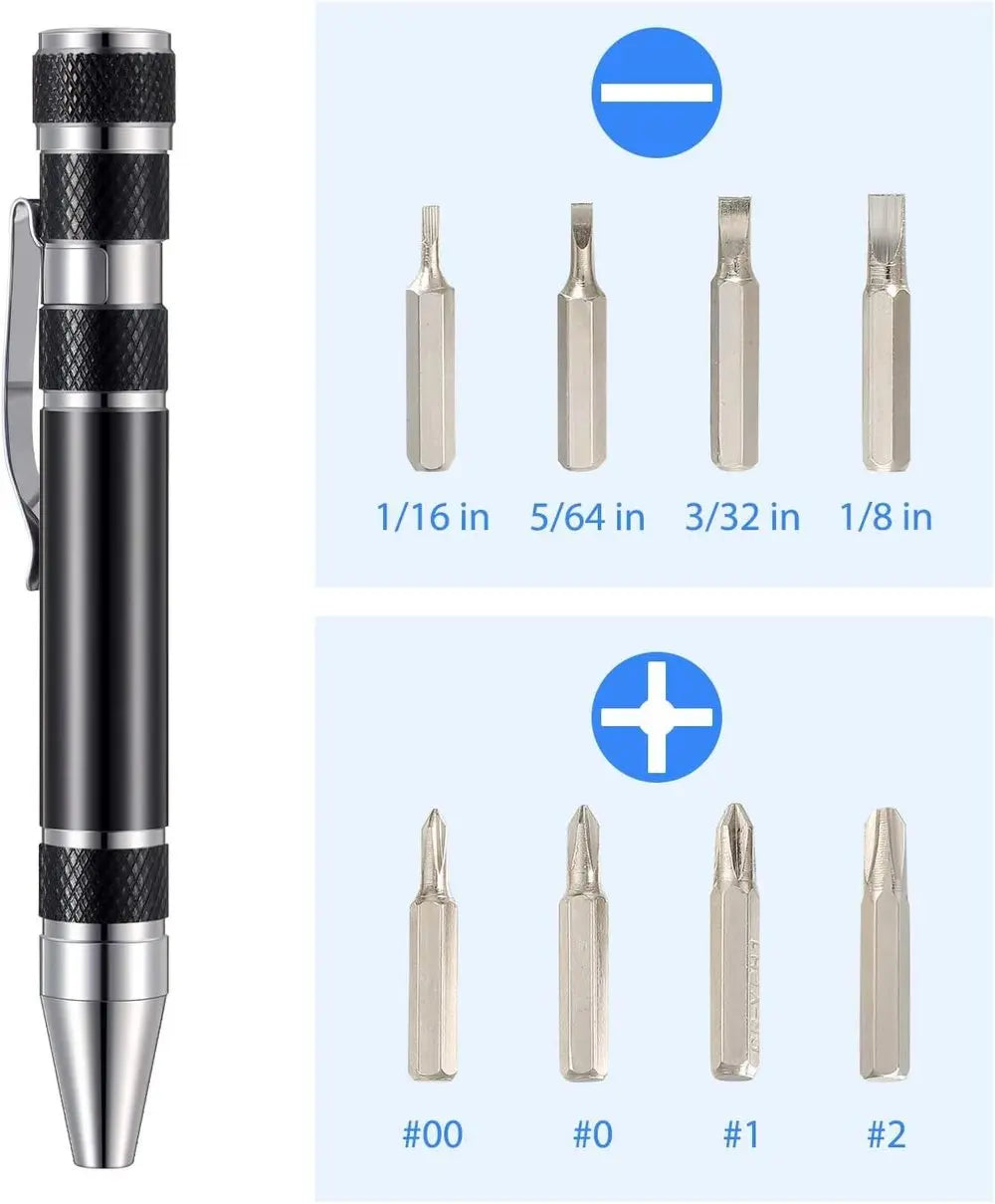 PocketFix – The 8-in-1 screwdriver for every situation!
