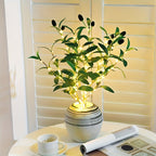 Illuminated Olive Tree LED Lamp – Modern Decor for Festive Occasions, Weddings, Birthdays, and Party Atmosphere, Ideal for Dining Table, Cabinet, or Café Decor