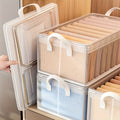 SpaceSaver - Stylish Stackable Storage Boxes for Clothing and Books