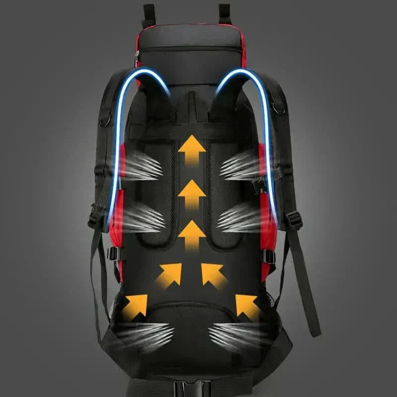 Outdoor Backpack 90L Waterproof Hiking Camping Travel