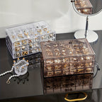EleganceBox - Luxury Jewelry Organizer with 72 Compartments