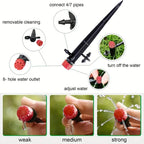 Automatic drip irrigation system for plants – Complete set for garden and balcony