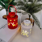 Christmas Candle Lights LED Small Lanterns Electronic Candles Nordic Style Creative Holiday Decorations