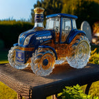 Classic New Holland T7 Series Tractor Whiskey Bottle