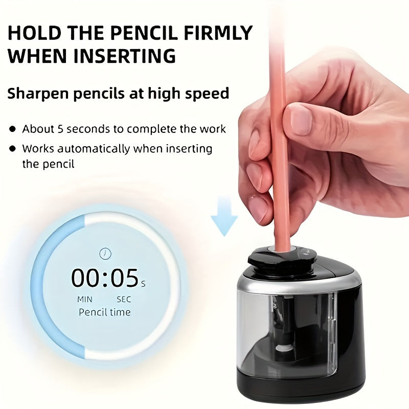Automatic USB Pencil Sharpener – Compact & Fast