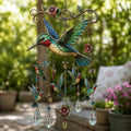 Bird & Bee Crystal Suncatcher Wind Chime - 8 Styles