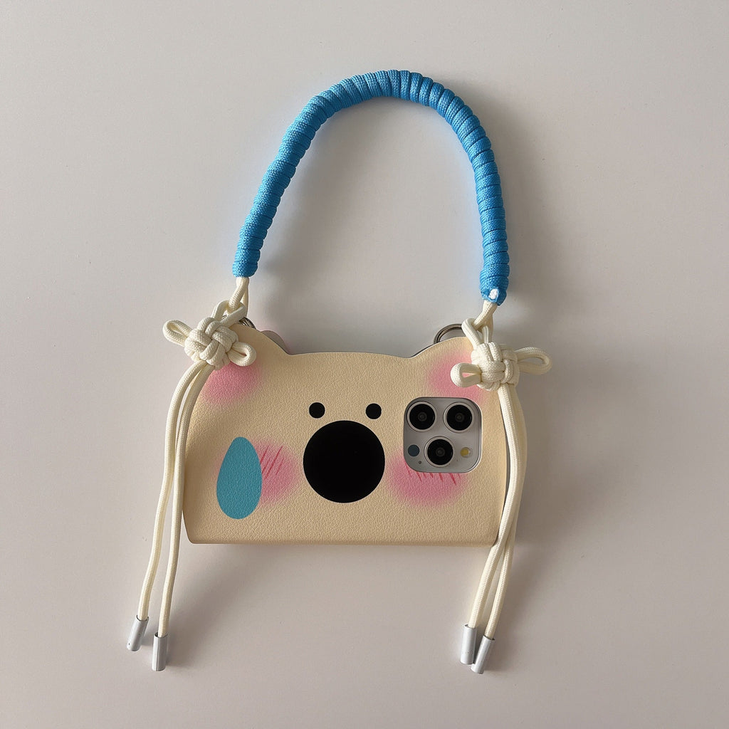 Insta-Style Cartoon Westie Flip-Phone Case
