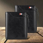 Men's multifunctional RFID-blocking, waterproof and durable PU leather wallet for men