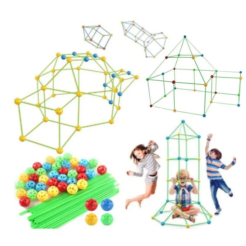 Creative tent for playful learning and building