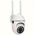 Smart Wireless Security Camera with 1080p HD Resolution, Color Night Vision, Two-Way Audio, Indoor/Outdoor Use