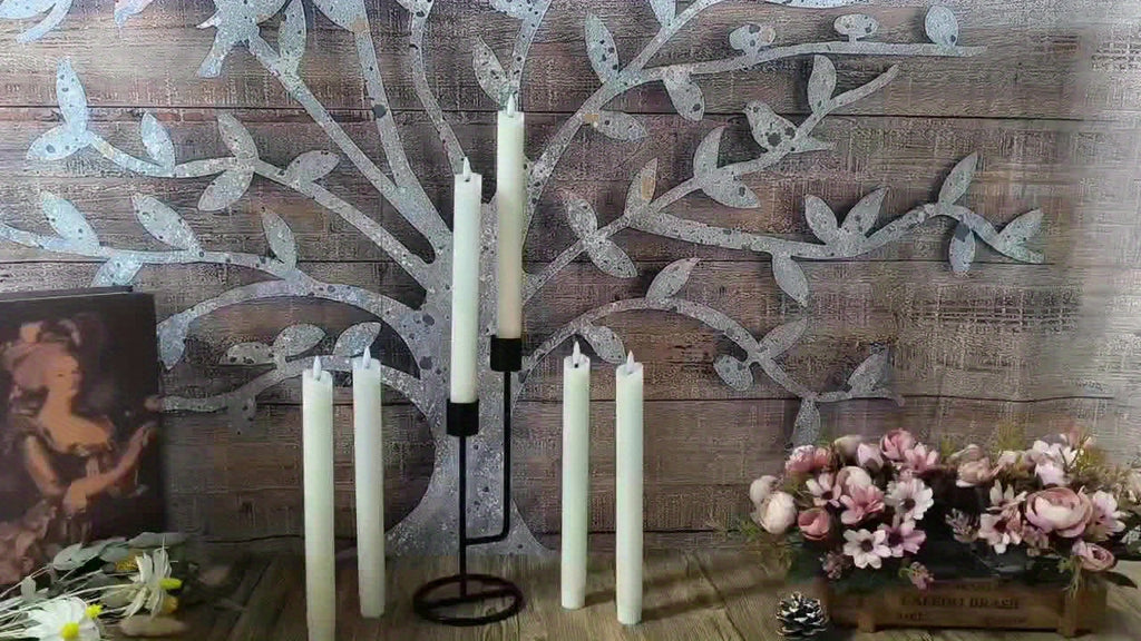 Eebuss Flameless Cone Candles – Realistic LED Effect
