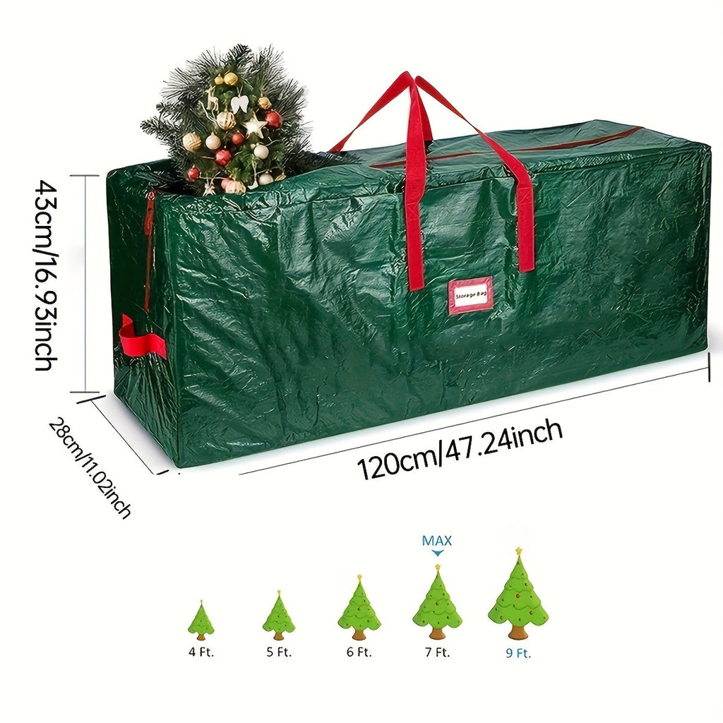 Large Storage Bag for Artificial Christmas Trees – Waterproof and Durable Polyester Model TreeTote