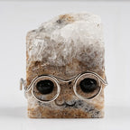 Hand-Carved Natural Crystal Hedgehog