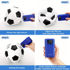 Automatic Electric Ball Pump with 20 PSI Capacity, LED Light for Soccer Balls and Basketballs – Compact and Portable Pump