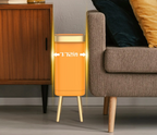 GoldenSlim Modern Trash Can with Lid
