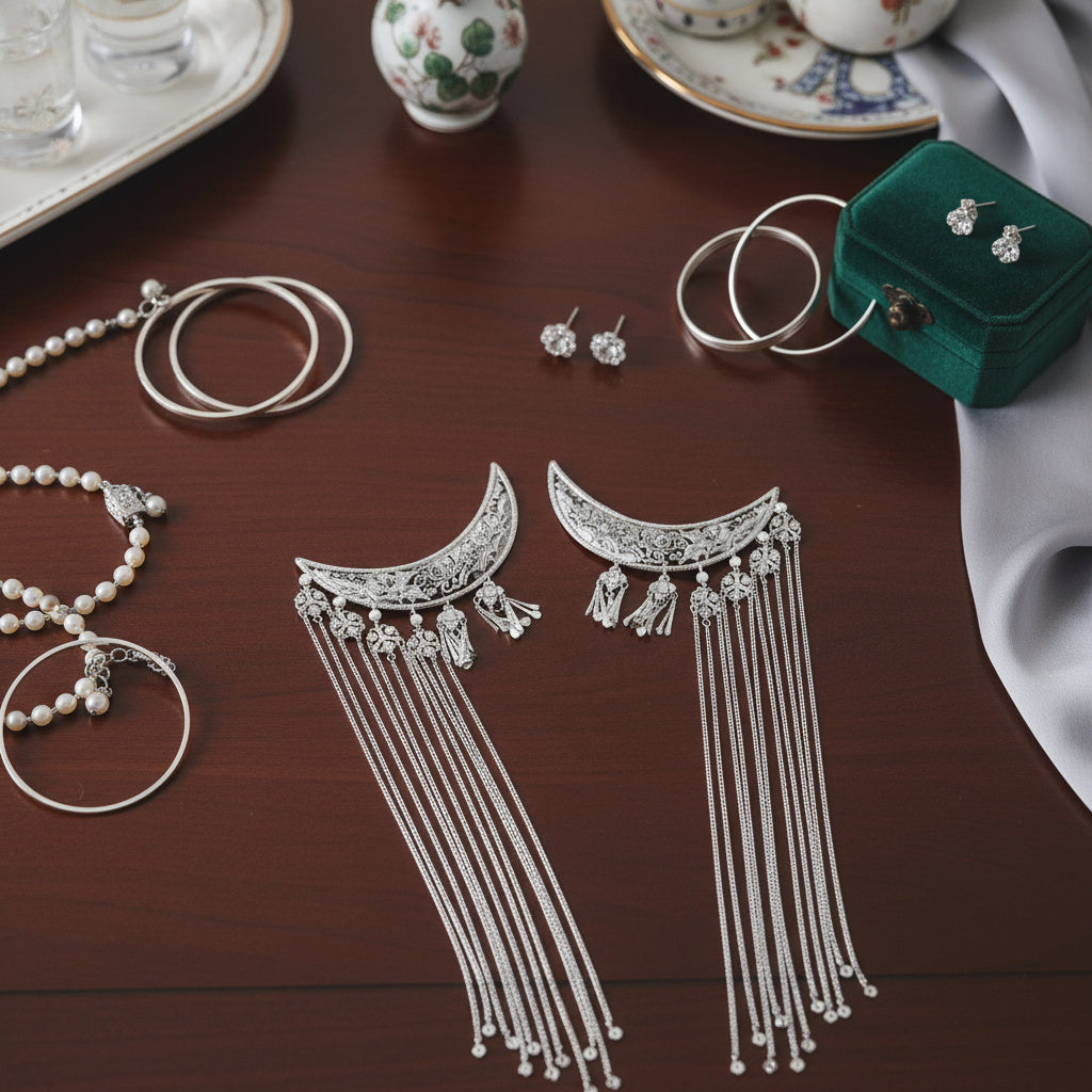 Mystical Moon Shape Hair Clip