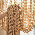 BohoDream Bed Canopy with Beads for Bedroom or Play Corner