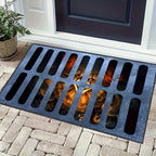 Door Mat Halloween Horror Non-Slip Polyester Rug