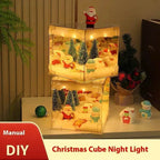 Christmas Cube Night Light Lamp Desktop Decoration Christmas gifts