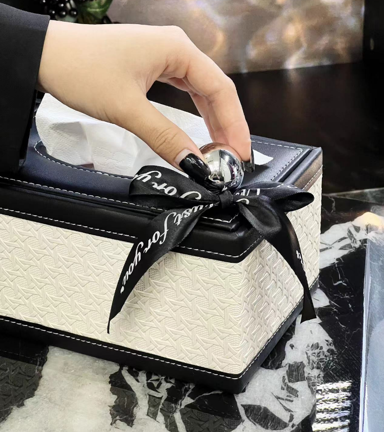 Modèra Premium Leatherite Tissue Case | Stylish and durable tissue organizer for modern spaces