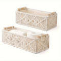 Boho Chic - Natural Cotton Storage Basket for Elegant Interior