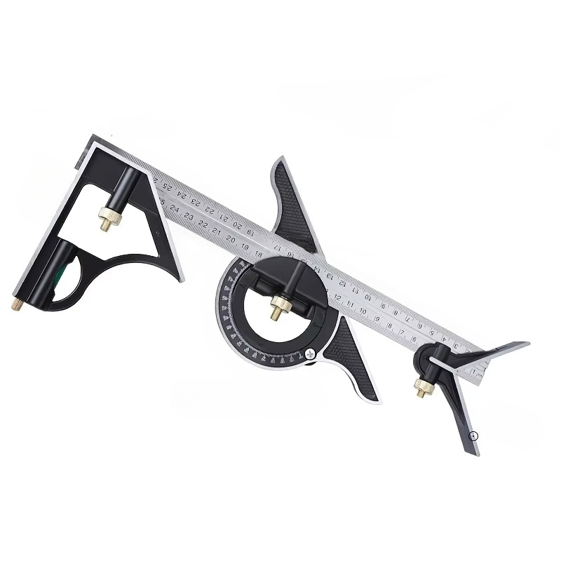 12-Inch Adjustable Stainless Steel Precision Angle Measuring Tool