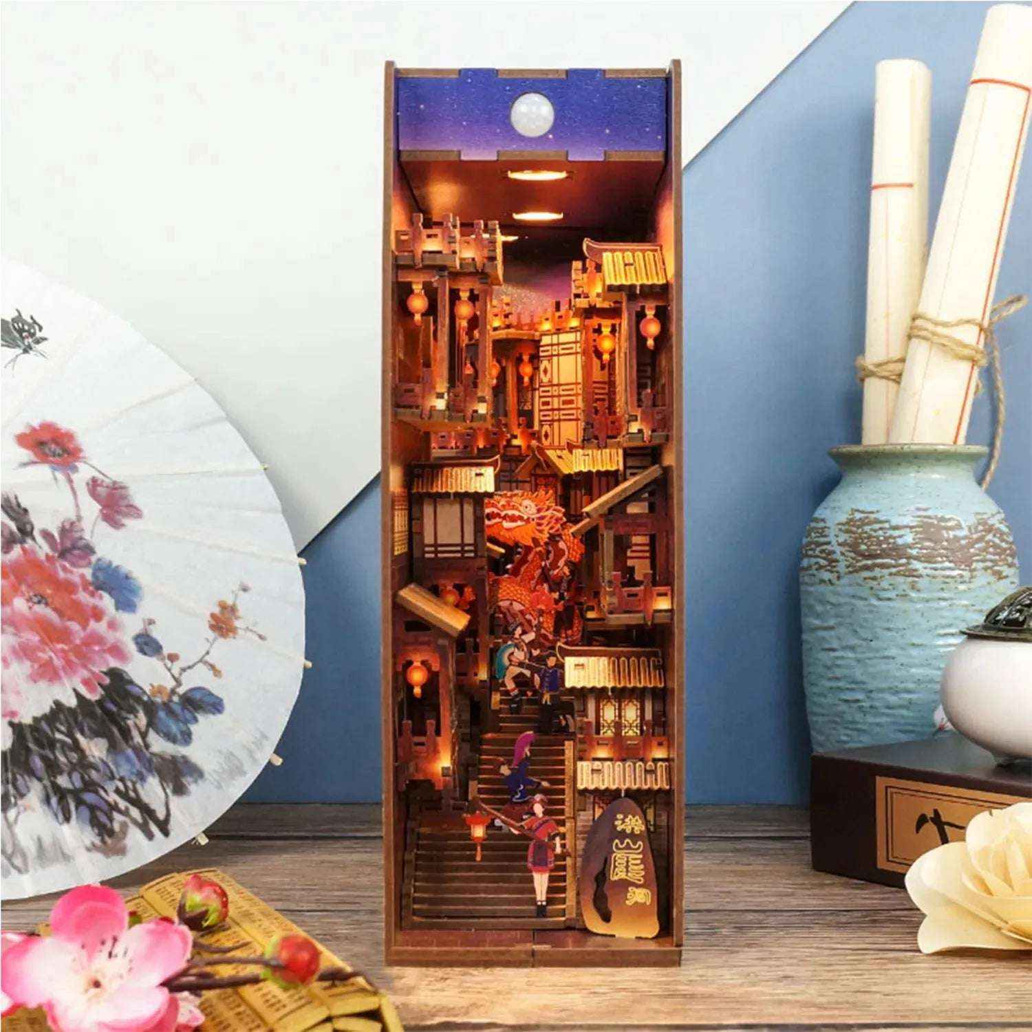 Night in Chongqing DIY Book Nook Kit