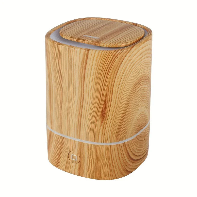 Ultrasonic Air Humidifier with Wood Look – Quiet Aroma Diffuser with LED & Automatic Shut-Off