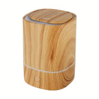 Ultrasonic Air Humidifier with Wood Look – Quiet Aroma Diffuser with LED & Automatic Shut-Off
