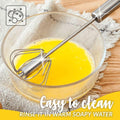 Half-Automatic Whisk in Stainless Steel