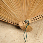 Hand fan made of bamboo silk
