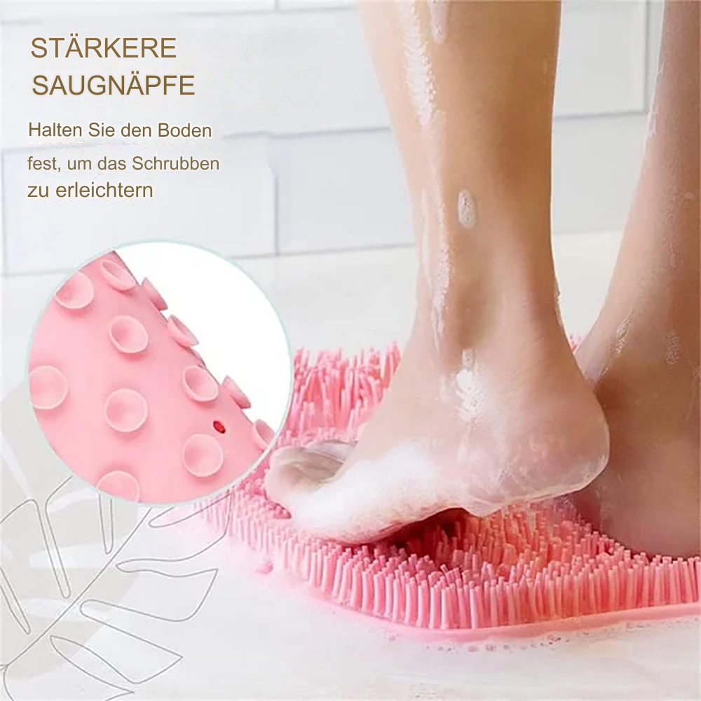 Foot and back scrubber massage cushion
