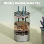 Makeup Brush Cleaner Machine | BrushPure Automatic Cleaning & Drying | Compact 16×9cm