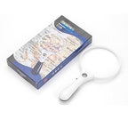 LED reading magnifier