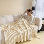 LuxeFleece – Elegant French Style Blanket for Comfort