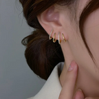 Women’s Twist Earrings | Lightweight Statement Jewelry | Hypoallergenic Finish
