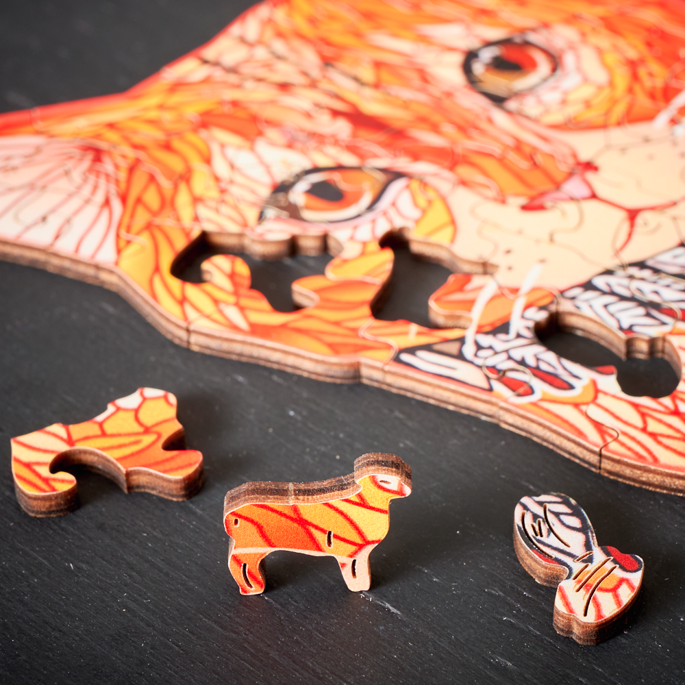 WoodlyShapes Puzzles – Creative Animals in Wood
