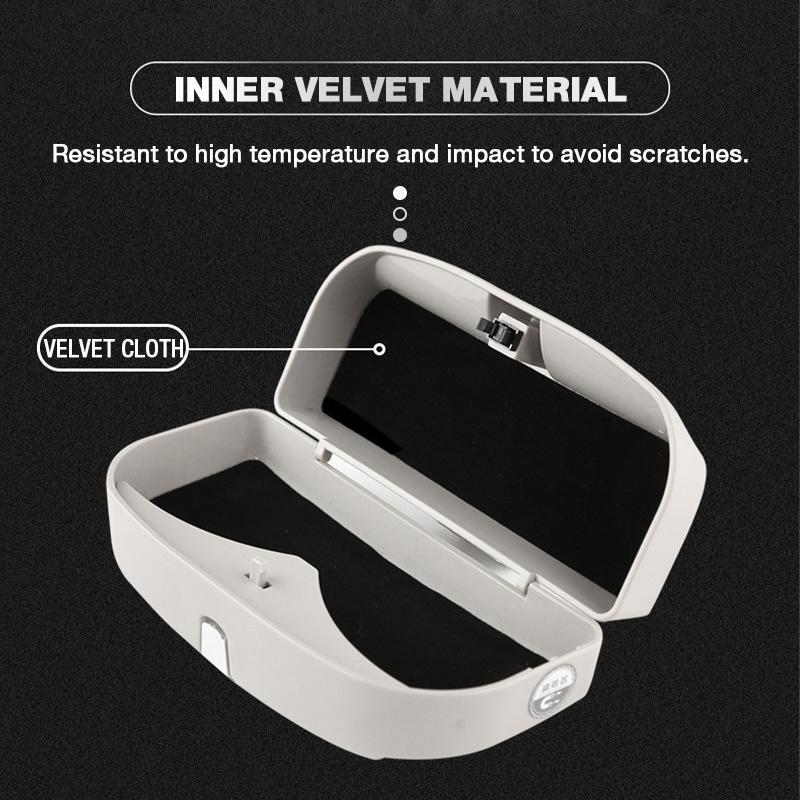 Universal sunglasses case for sun visor