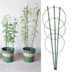 Climbing frame for plants – Sturdy support ring frame for climbing plants