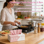 Reusable Pop-Up Microfiber Wipes