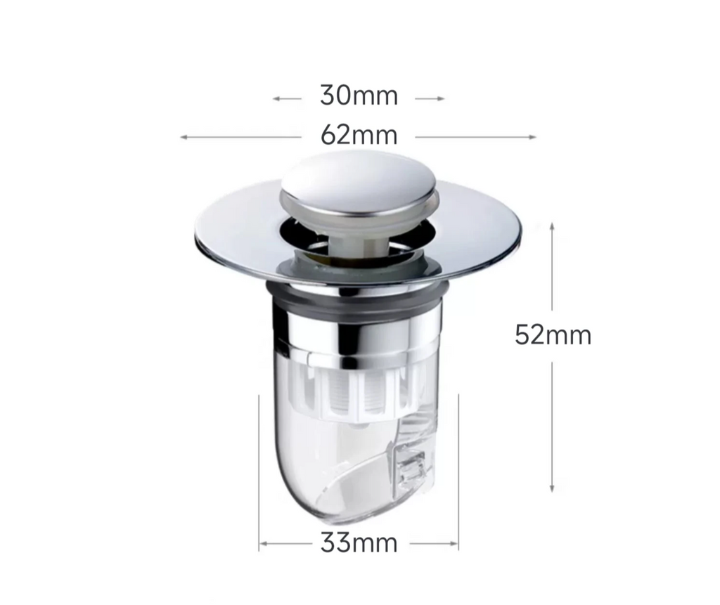 CleanSeal Universal Pop-Up Sink Plug