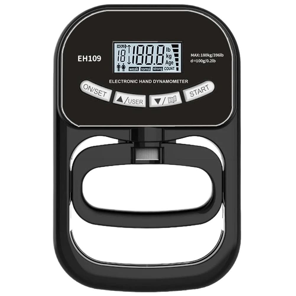 Precise hand-held measuring device for grip force measurement up to 120 kg