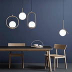 Elegant Pendant Light | Hanging Lamp Brass 15 cm Metal