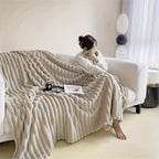 LuxeFleece – Elegant French Style Blanket for Comfort