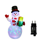 Glowing LED Inflatable Christmas Tree & Elf – Festive Outdoor Ornament for Magical Parties & New Year Cheer