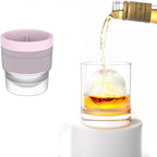 Silicone Stackable Circular Ice Hockey Ball Maker Mold