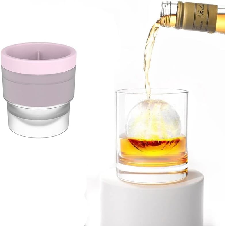 Silicone Stackable Circular Ice Hockey Ball Maker Mold