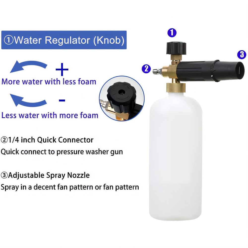 Foam Cannon Dual Connector Accessory