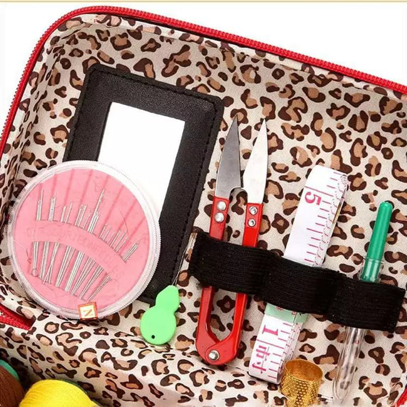 Household Sewing Box Set Mini Suitcase